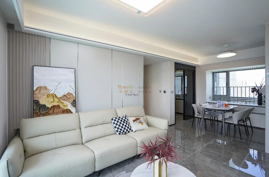 【實景案例】保利和悅春風四居室：把‘少即是多’玩到了極致”